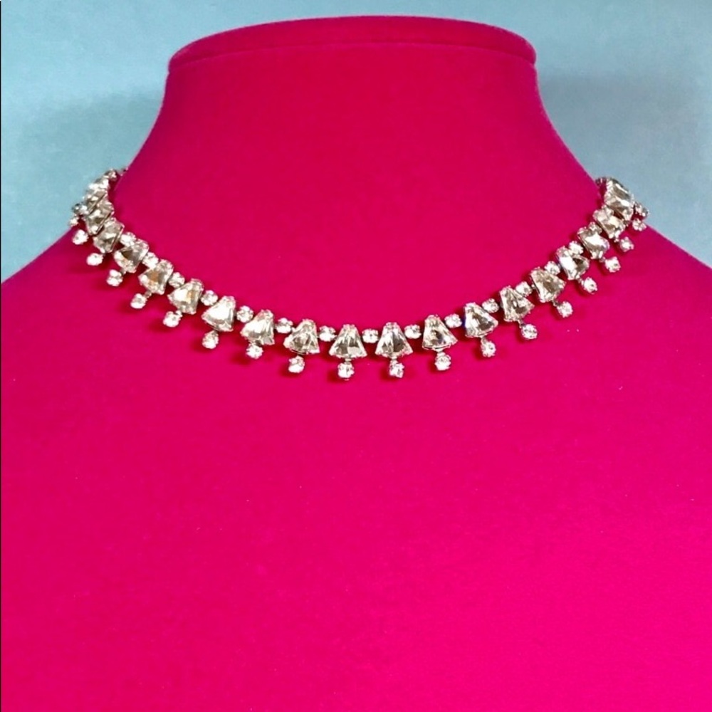 Stunning Vintage Rhinestone Choker 15"